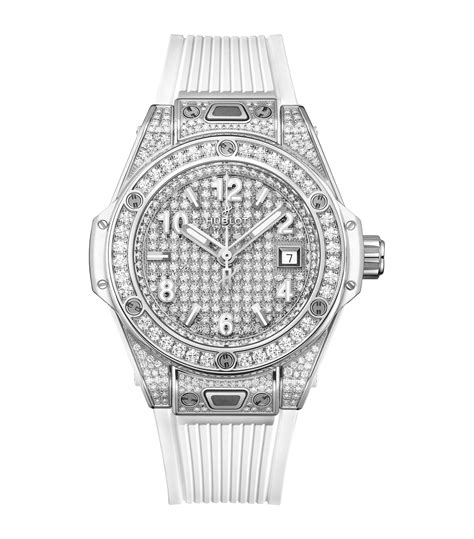 Hublot Big Bang Steel Caviar Full Pave Diamond Unisex Watch 